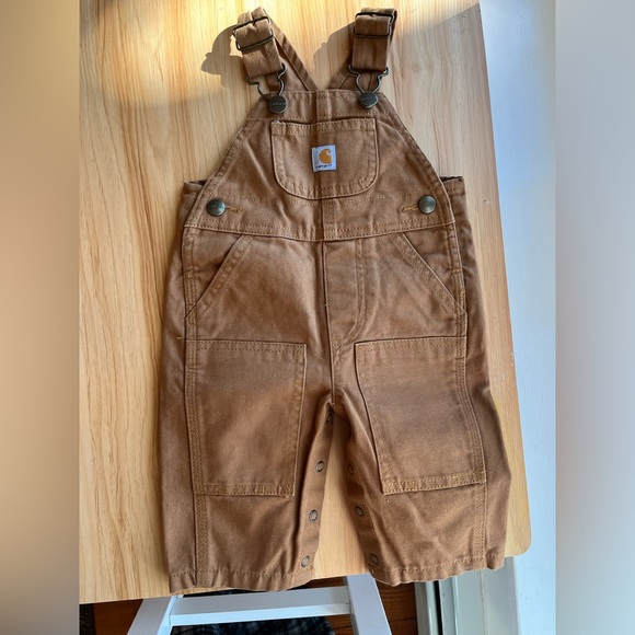 Carhartt Other - Carhartt canvas infant bib overalls size 3 month baby.